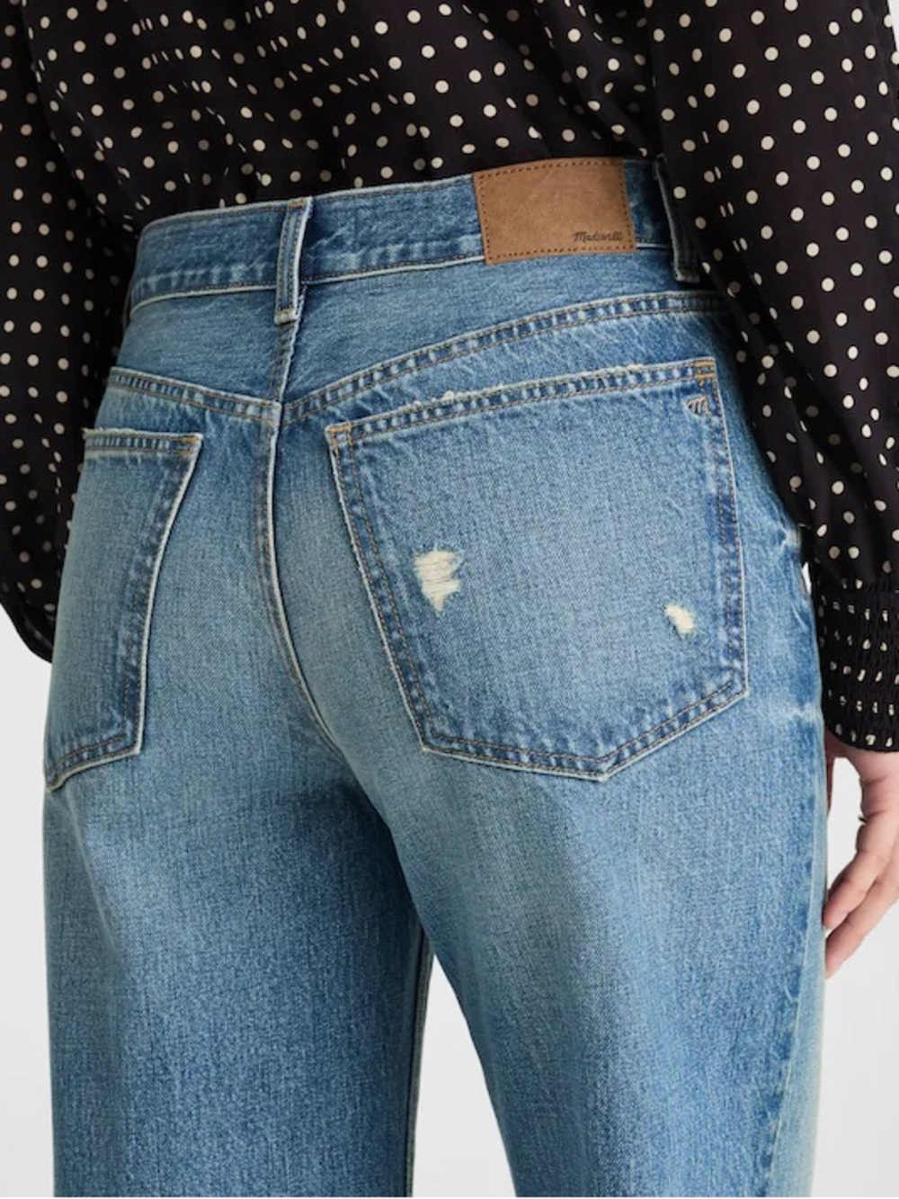 Madewell Low Slung Baggy Jeans Robertson Wash size 23 EUC - Picture 3 of 13